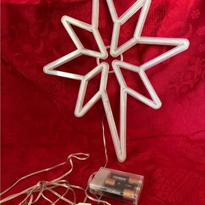 White LED Star Holiday Light